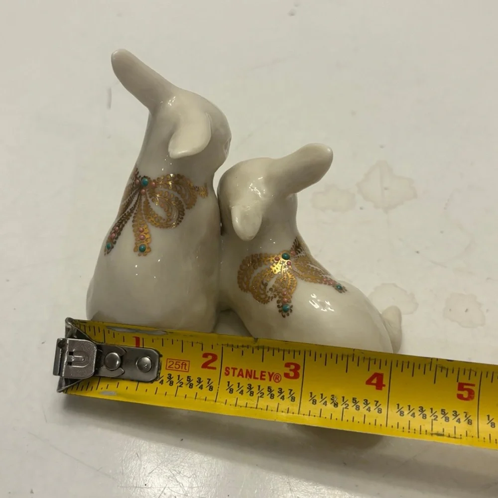 Lenox China Jewels Bunnies Figure
